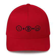 Load image into Gallery viewer, Bitcoin Makes Happy Hat (Black)
